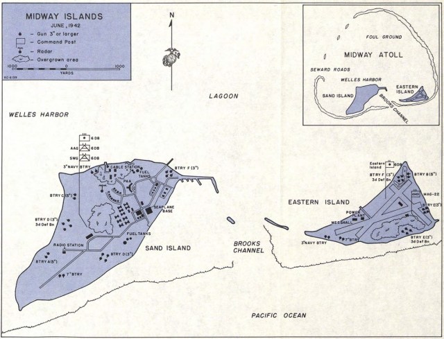 WWII - Midway, Midway Atoll milit facilities